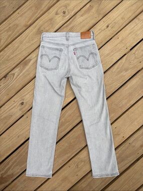 Levi's Light Gray Wash Denim Jeans